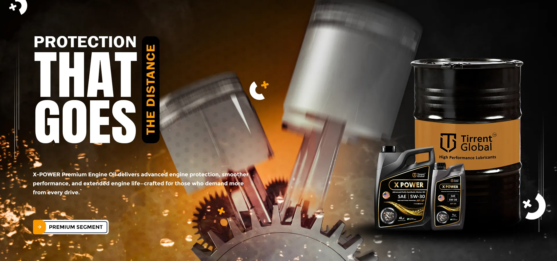 Protection that goes the distance — X-POWER Premium engine oil
